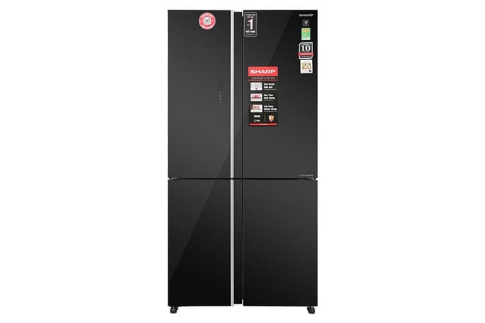 Tủ lạnh Sharp Inverter 362 lít Multi Door SJ-FX420VG-BK